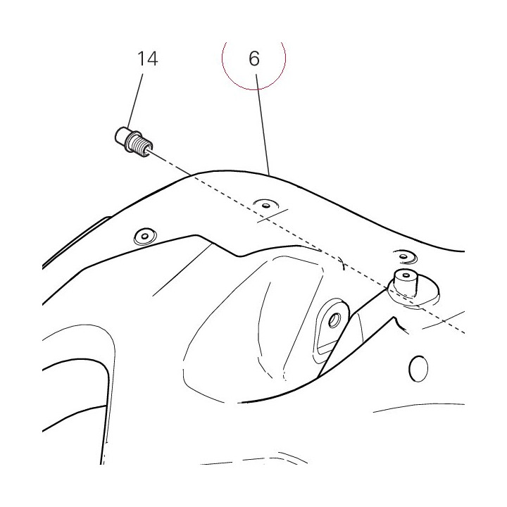 Rear swinging arm 37012163AA