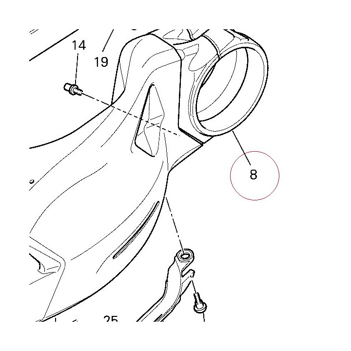 Complete swingarm 37021121AA
