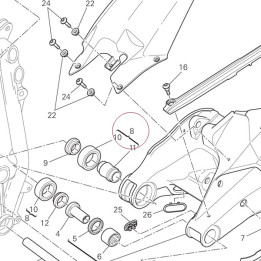 Complete swingarm 37021141BA