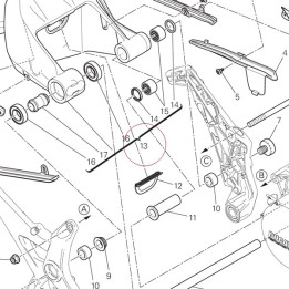 Complete swingarm 37021381BA