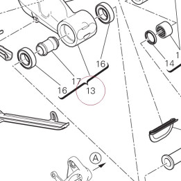 Complete swingarm 37021381CB