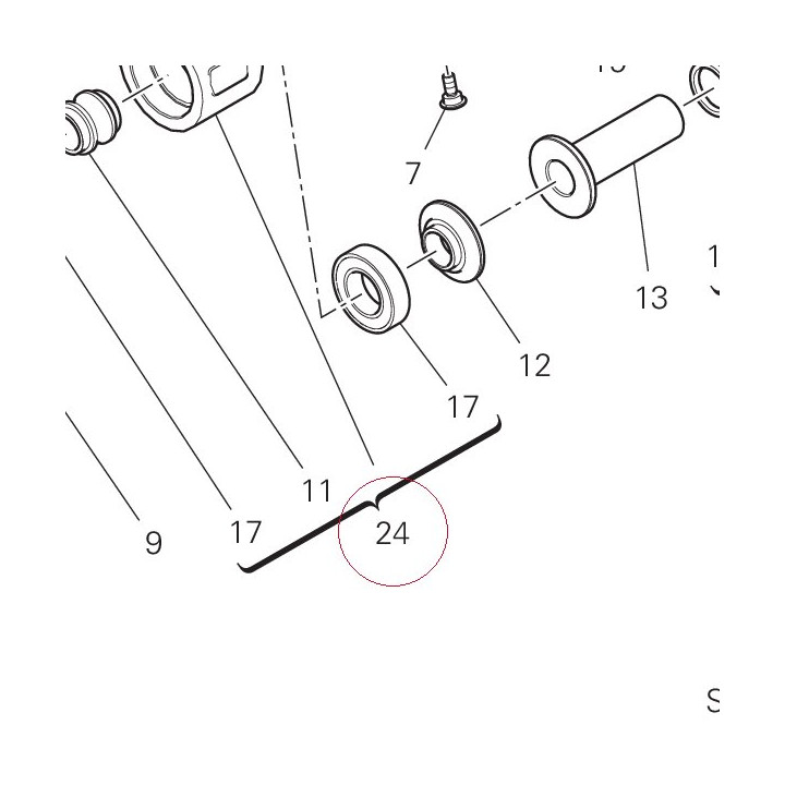 Rear swinging arm 37021772AB