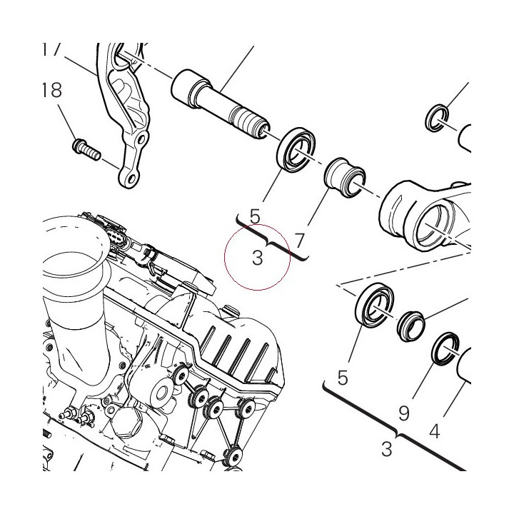 Rear swinging arm 37022192CA