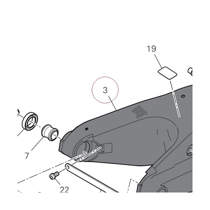 Rear swinging arm 370T2394AA