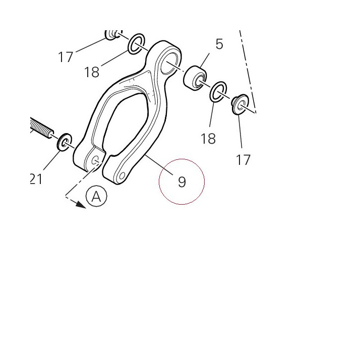 Tie rod 37212171BA