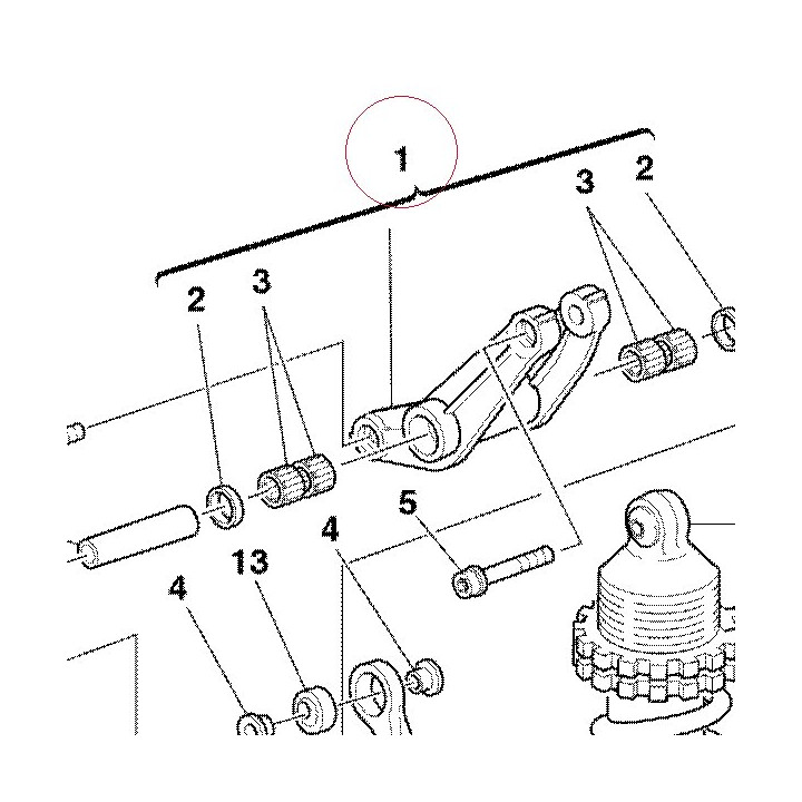 Rocker assembly 37220081A