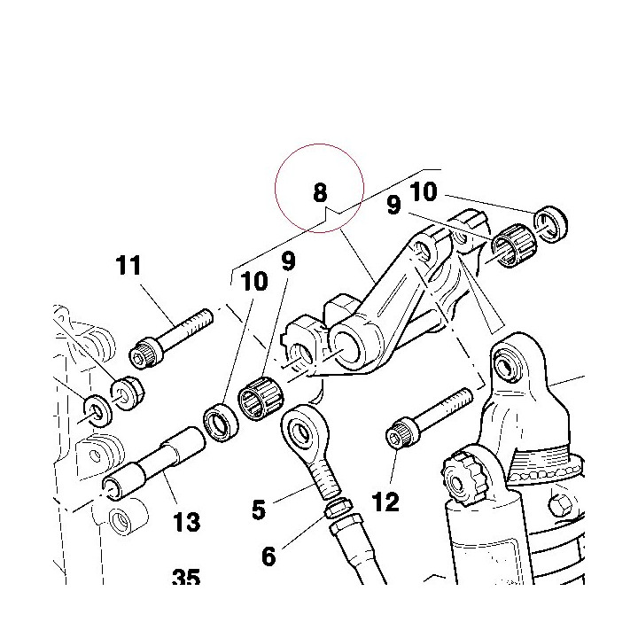 Rocker assembly 37220101A