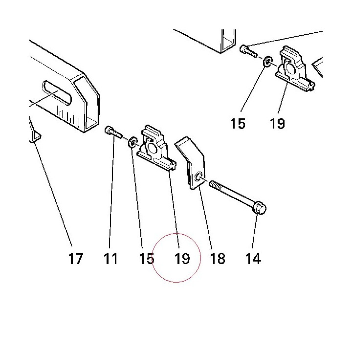 Sliding shoe 37310281B