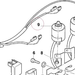 Ignition coil assembly 38040091A