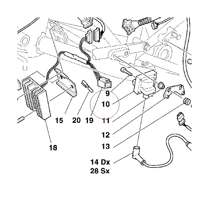 Ignition coil 38040101B