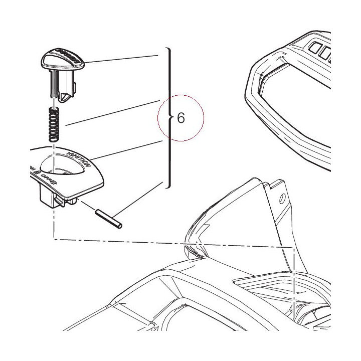 Push-button starter hands free 38320012A