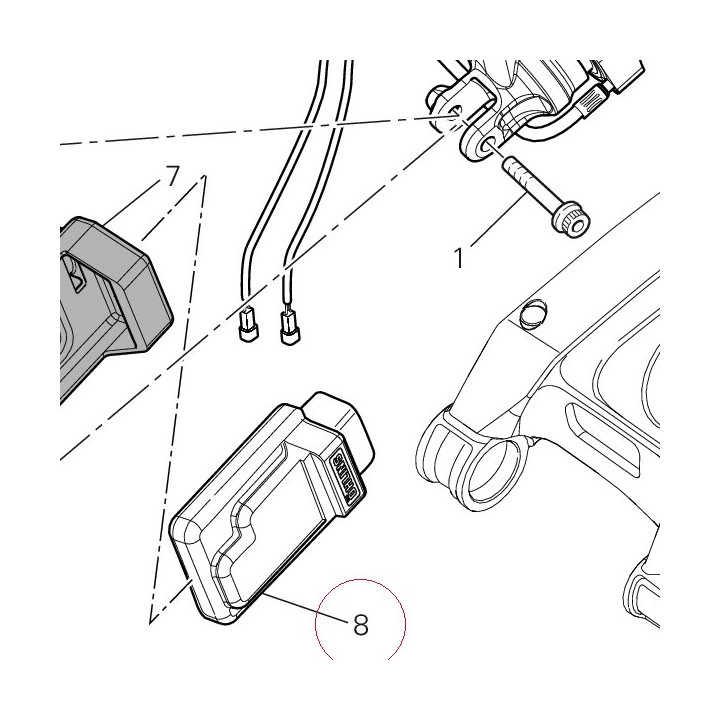 Ohlins shock absorber control unit 38510052C