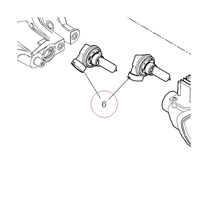Bulb 12V, 55W 39040201A