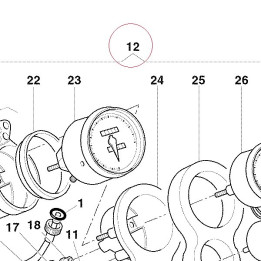 Complete instrument panel 40020151B