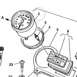 Speedometer 40140071A