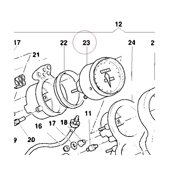 Speedometer 40140101A
