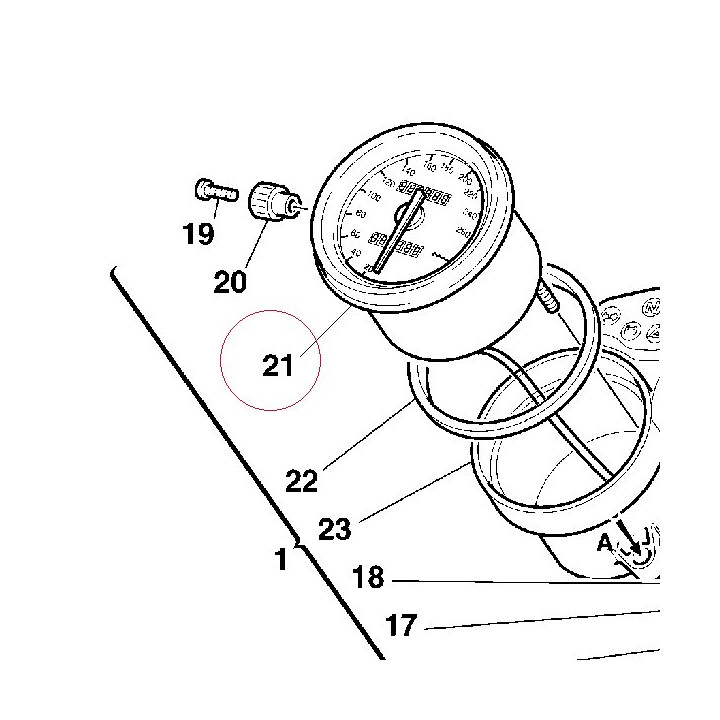 Speedometer 40140111A
