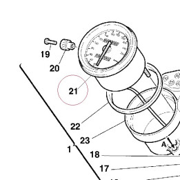 Speedometer 40140121A