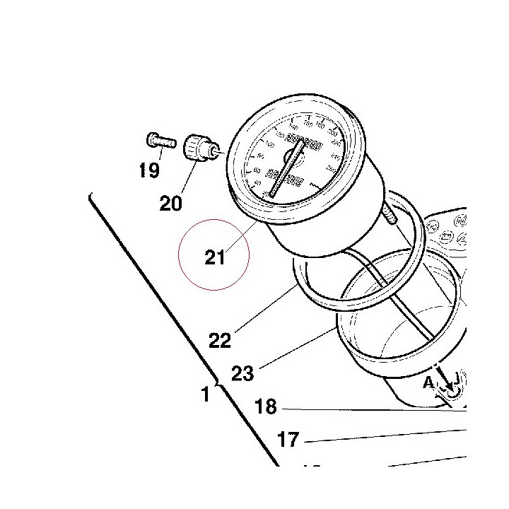 Speedometer 40140121A