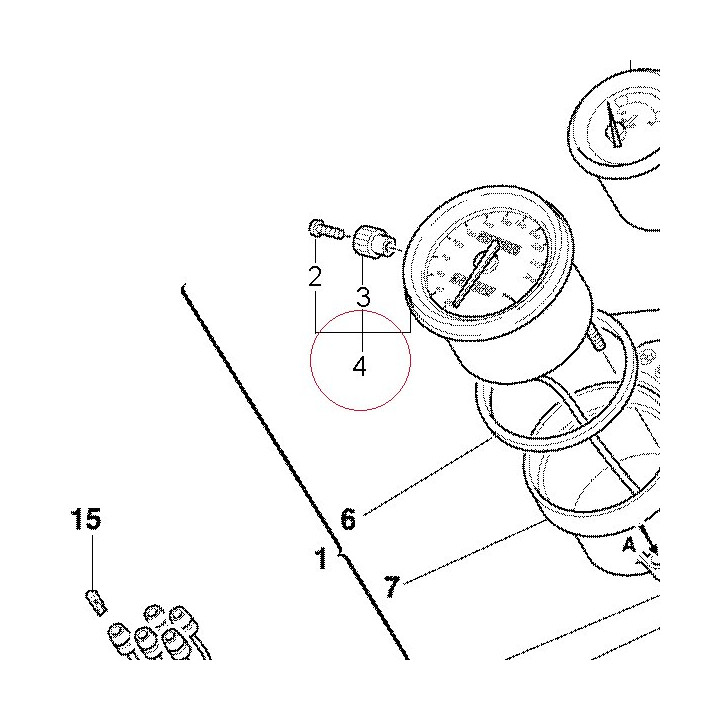 Speedometer 40140131A