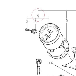 Speedometer 40140151A