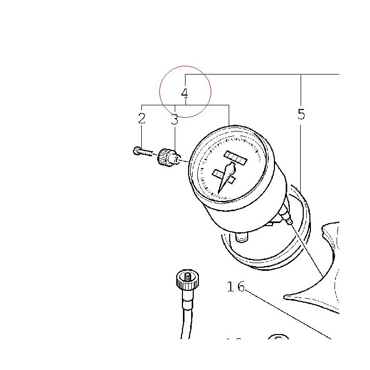 Speedometer 40140151A