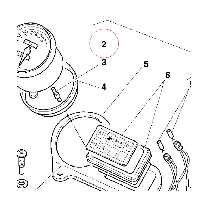 Speedometer 40140161A