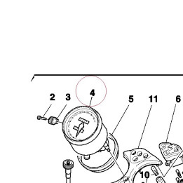 Speedometer 40140171A