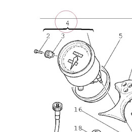 Speedometer 40140231A