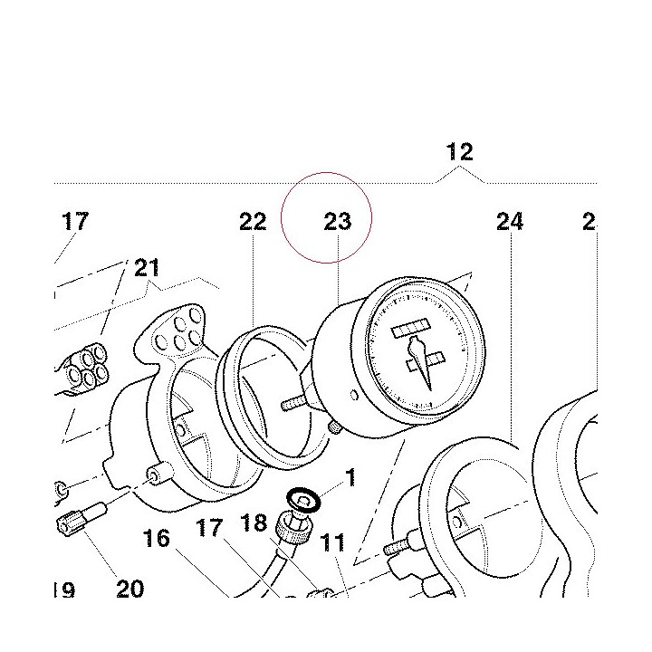 Speedometer 40140311A