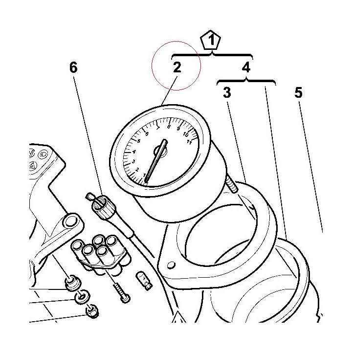 Tachometer 40240071B