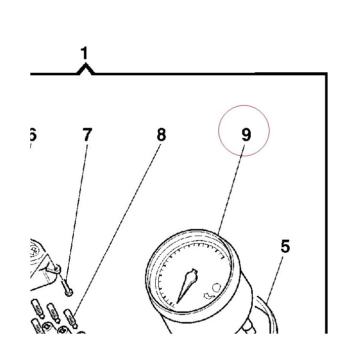 Electronic tachometer 40240111A