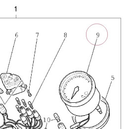 Electronic tachometer 40240111B