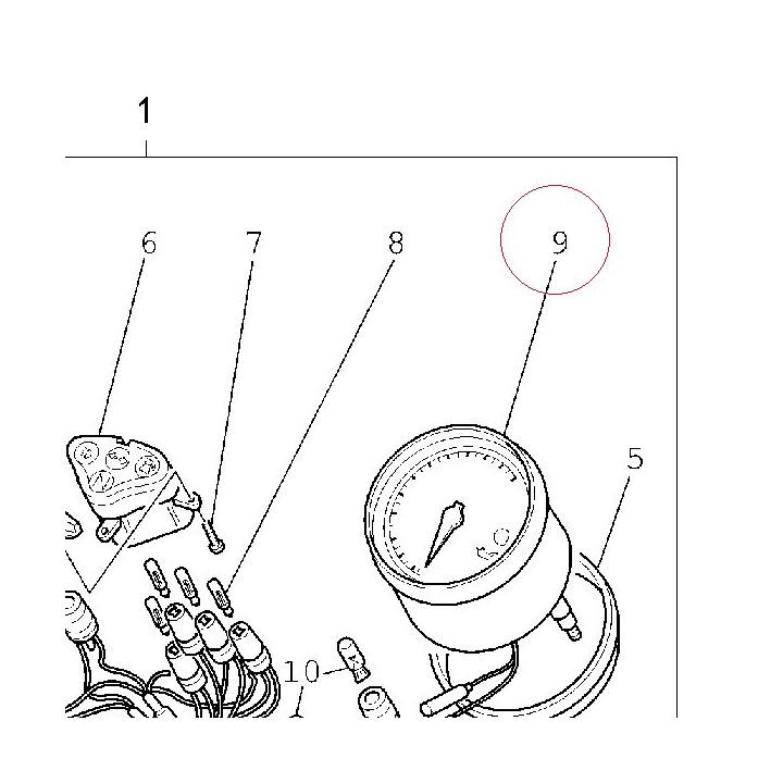Electronic tachometer 40240111B