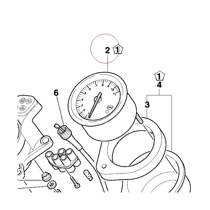 Tachometer 40240161B