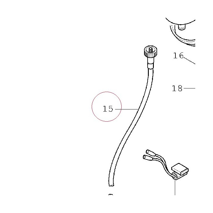 Speedometer cable 40310083A