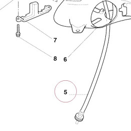 Speedometer cable 40310131A