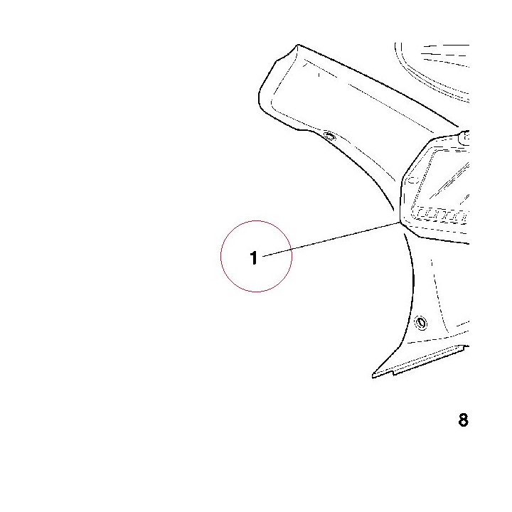 Complete instrument panel 40610302C