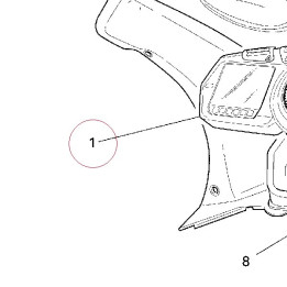 Complete instrument panel 40610521C
