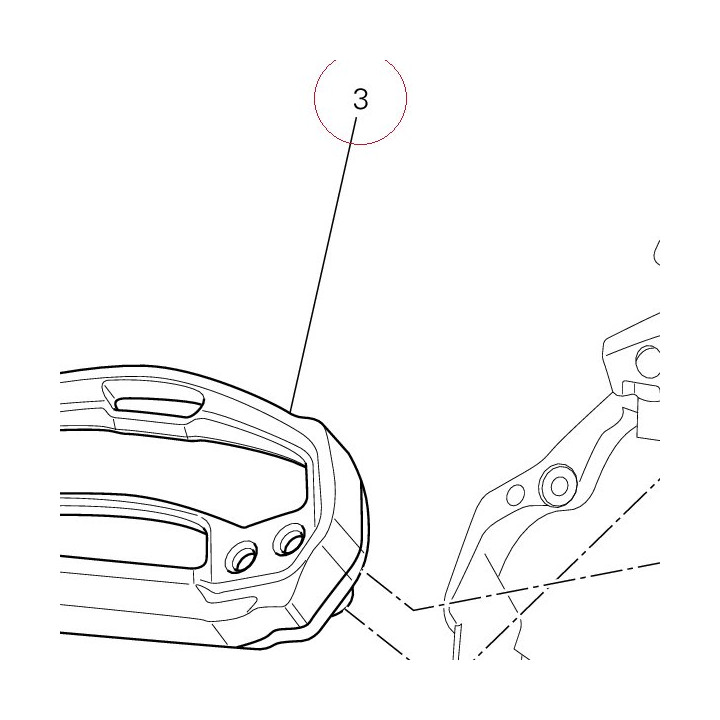 Instrument panel 40610861A