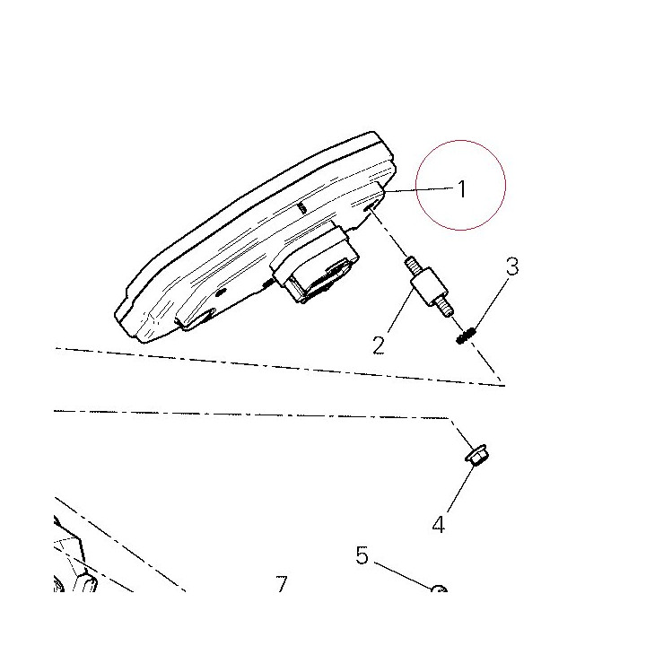Instrument panel 40610901F