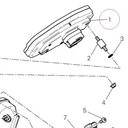Instrument panel 40610906F