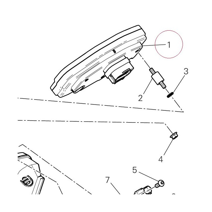 Instrument panel 40610906F