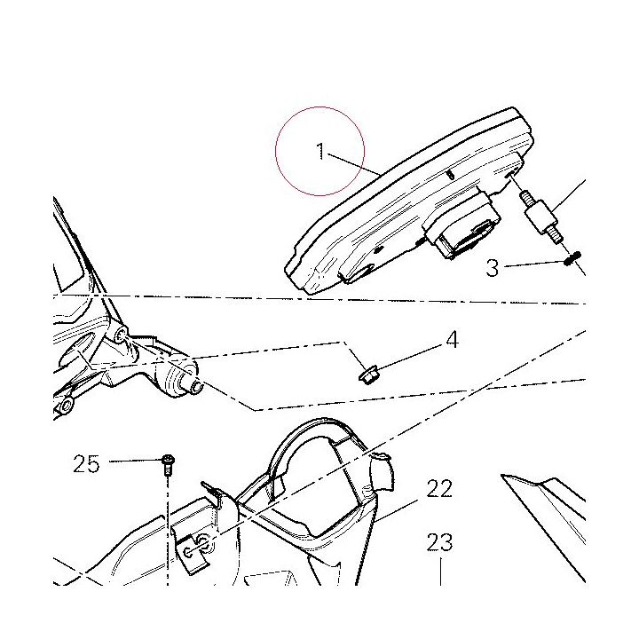 Instrument panel 40610931D