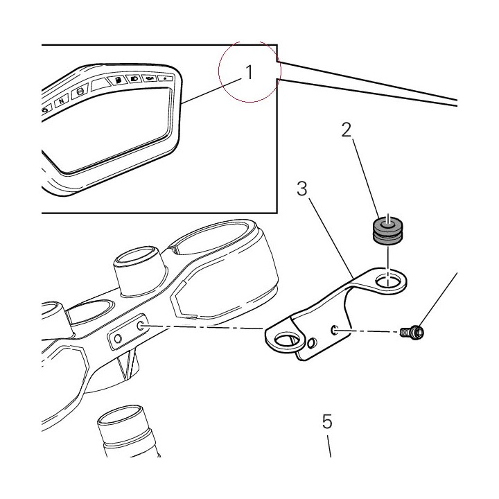 Instrument panel 40610953E