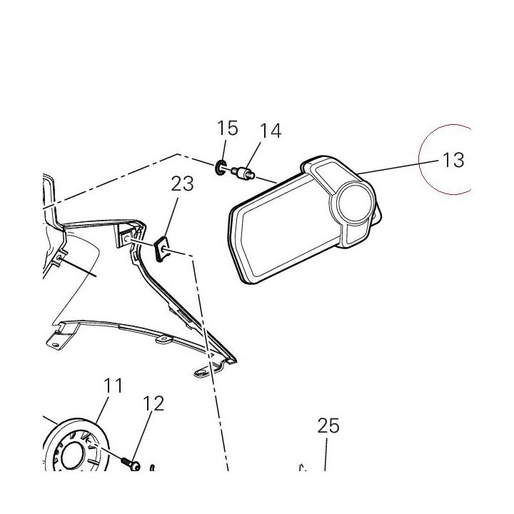 Instrument panel 40610966A