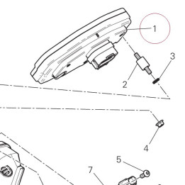 Instrument panel 40611005A