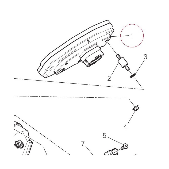 Instrument panel 40611005A