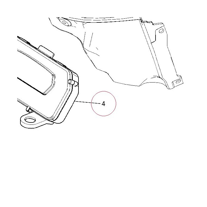 Instrument panel tank 40611023B