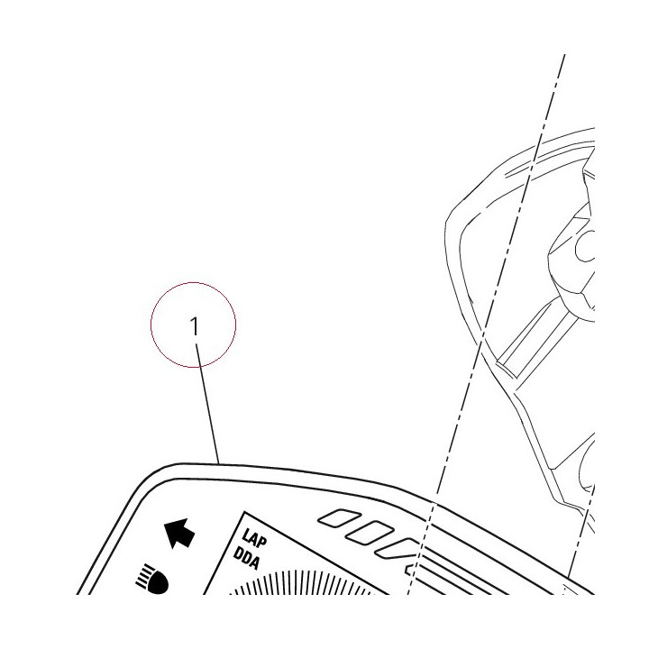 Instrument panel 40611041H